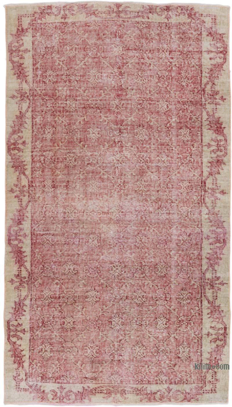 El Dokuma Vintage Halı - 115 cm x 202 cm - K0066634