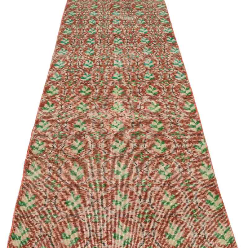 Vintage Turkish Hand-Knotted Runner - 2' 4" x 11' 1" (28" x 133") - K0066635