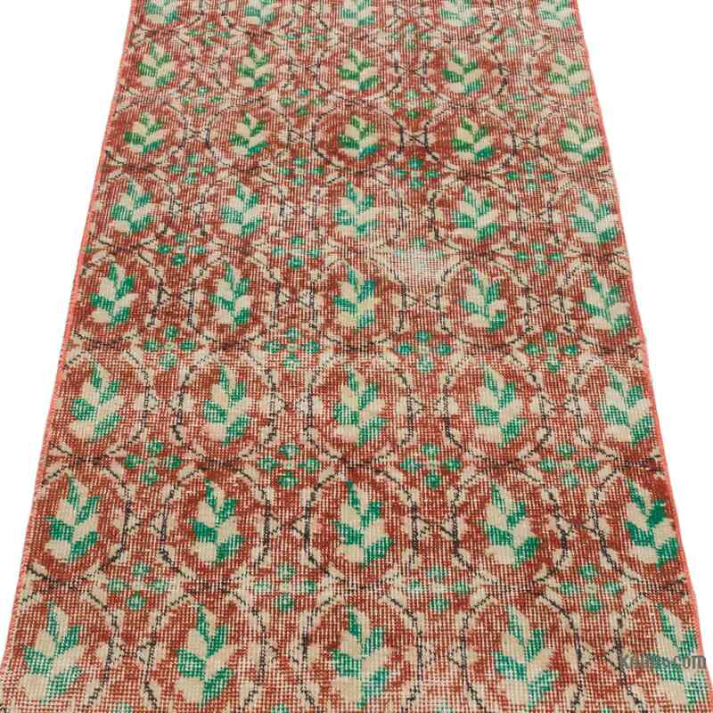 Vintage Turkish Hand-Knotted Runner - 2' 4" x 11' 1" (28" x 133") - K0066635