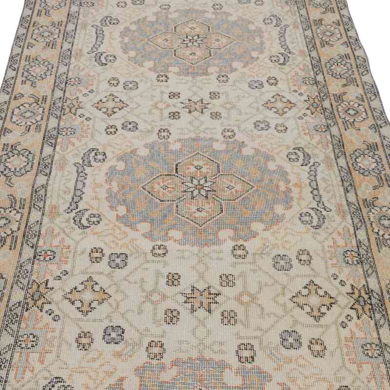 Alfombra Vintage Turca Anudada a Mano - 122 cm x 227 cm - K0066636