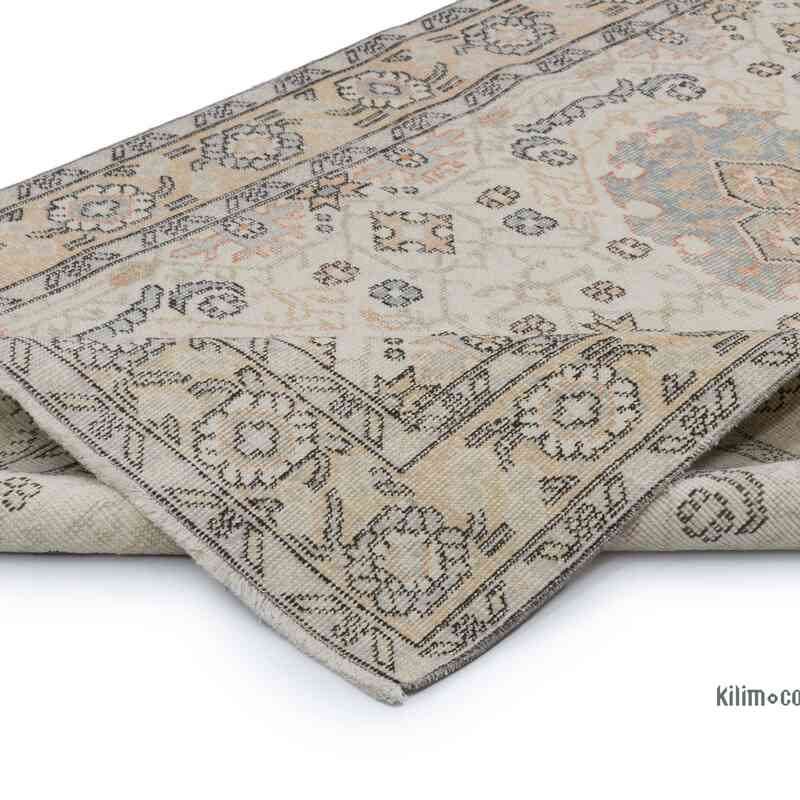 Alfombra Vintage Turca Anudada a Mano - 122 cm x 227 cm - K0066636
