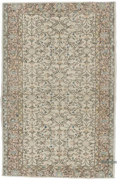 Vintage Turkish Hand-Knotted Rug - 3' 11" x 6'  (47 in. x 72 in.)
