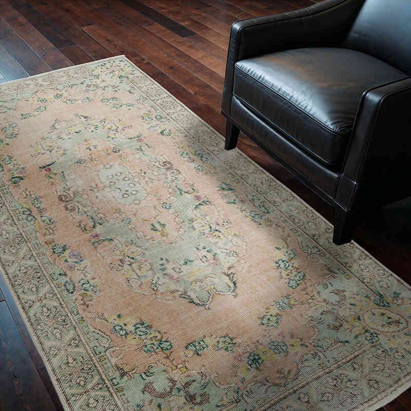 Vintage Turkish Hand-Knotted Rug - 3' 11" x 6' 10" (47" x 82") - K0066649