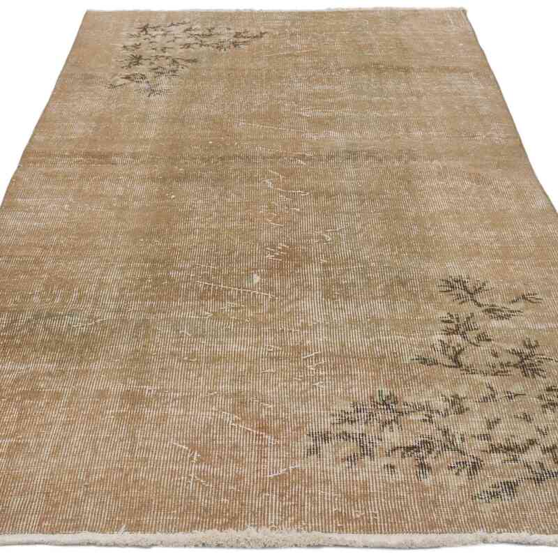 Over-dyed Vintage Hand-Knotted Turkish Rug - 3' 8" x 6' 10" (44" x 82") - K0066660
