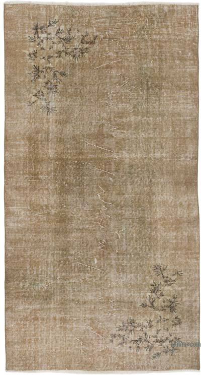 Over-dyed Vintage Hand-Knotted Turkish Rug - 3' 8" x 6' 10" (44 in. x 82 in.)