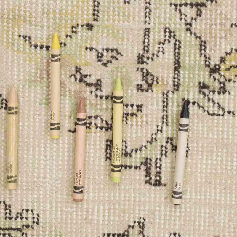 Alfombra Vintage Turca Anudada a Mano - 218 cm x 329 cm - K0066670