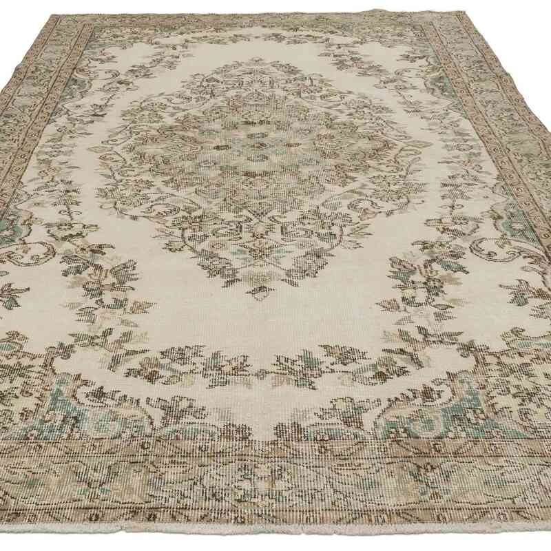 Alfombra Vintage Turca Anudada a Mano - 174 cm x 267 cm - K0066671