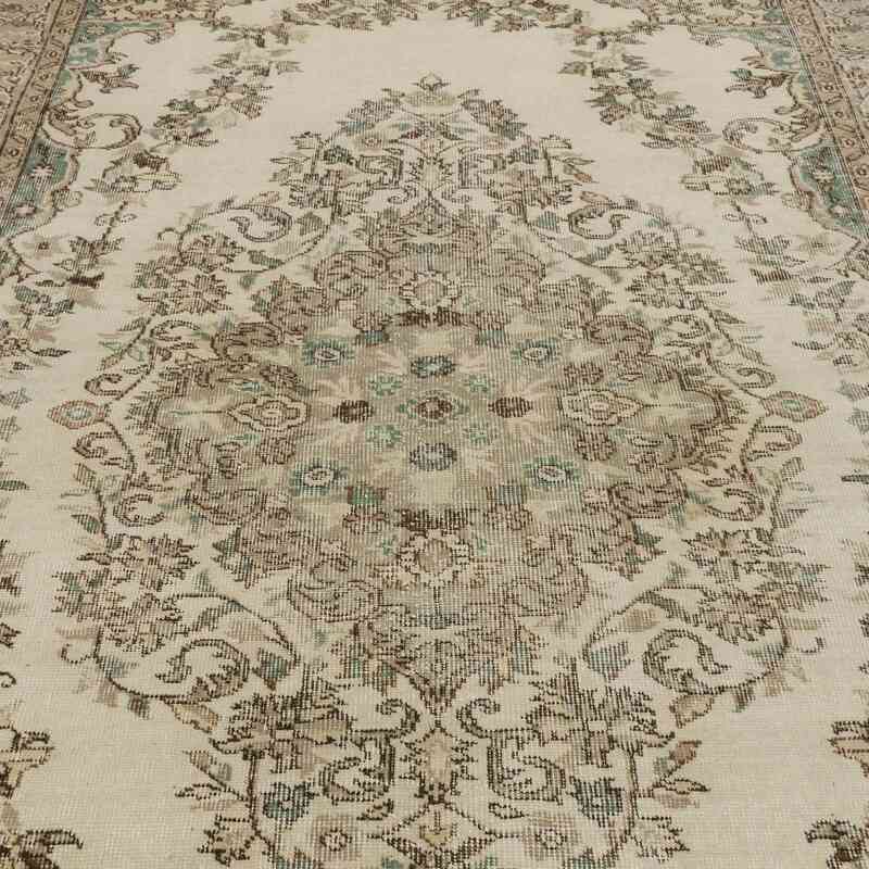 Alfombra Vintage Turca Anudada a Mano - 174 cm x 267 cm - K0066671