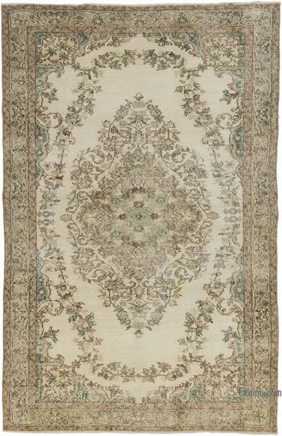 Alfombra Vintage Turca Anudada a Mano - 174 cm x 267 cm
