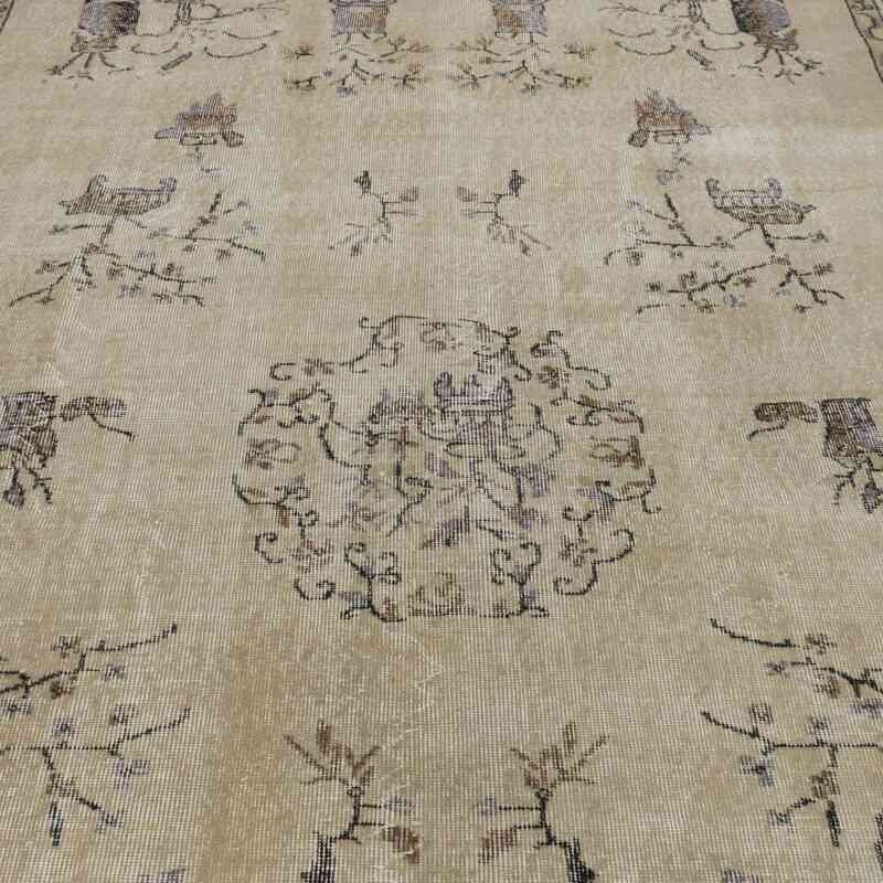 Alfombra Vintage Turca Anudada a Mano - 214 cm x 301 cm - K0066672