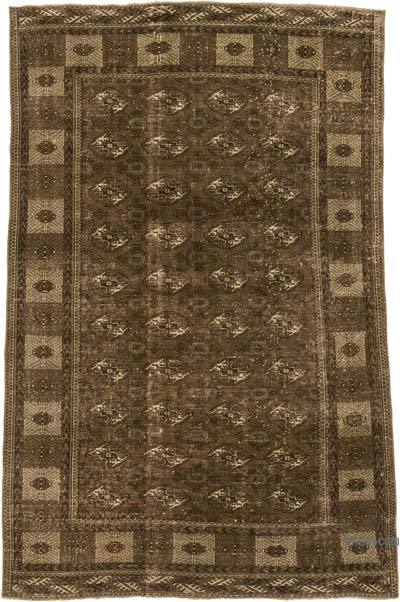 Vintage Turkish Hand-Knotted Rug - 6' 3" x 9' 3" (75 in. x 111 in.)