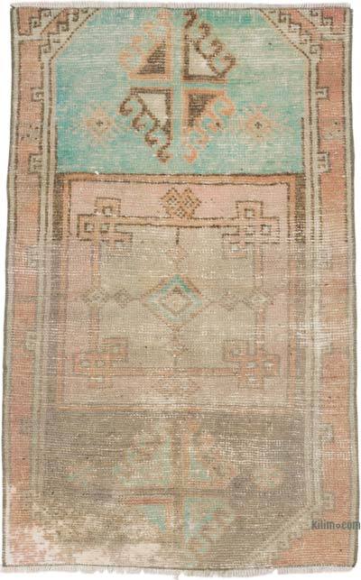 Vintage Turkish Hand-Knotted Rug - 2' 2" x 3' 5" (26 in. x 41 in.)
