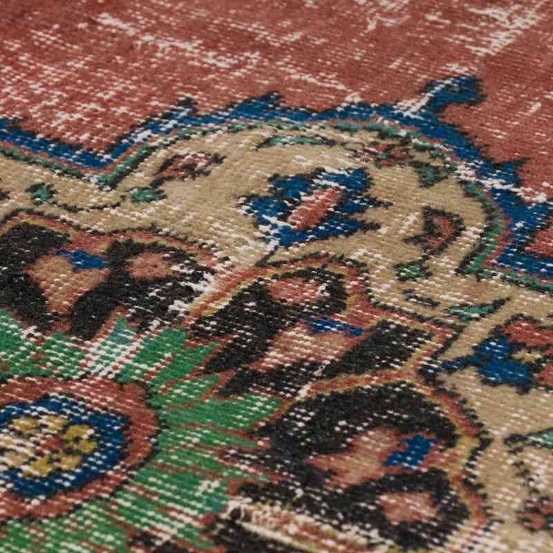 El Dokuma Vintage Halı - 64 cm x 143 cm - K0066694