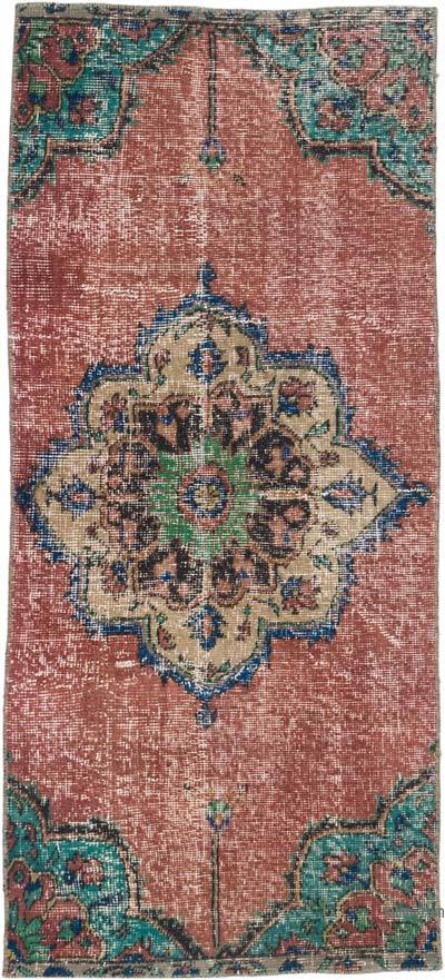 Vintage Turkish Hand-Knotted Rug - 2' 1" x 4' 8" (25 in. x 56 in.)