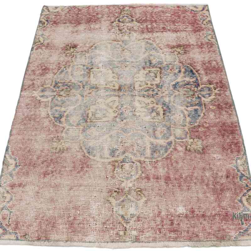 El Dokuma Vintage Halı - 76 cm x 116 cm - K0066695