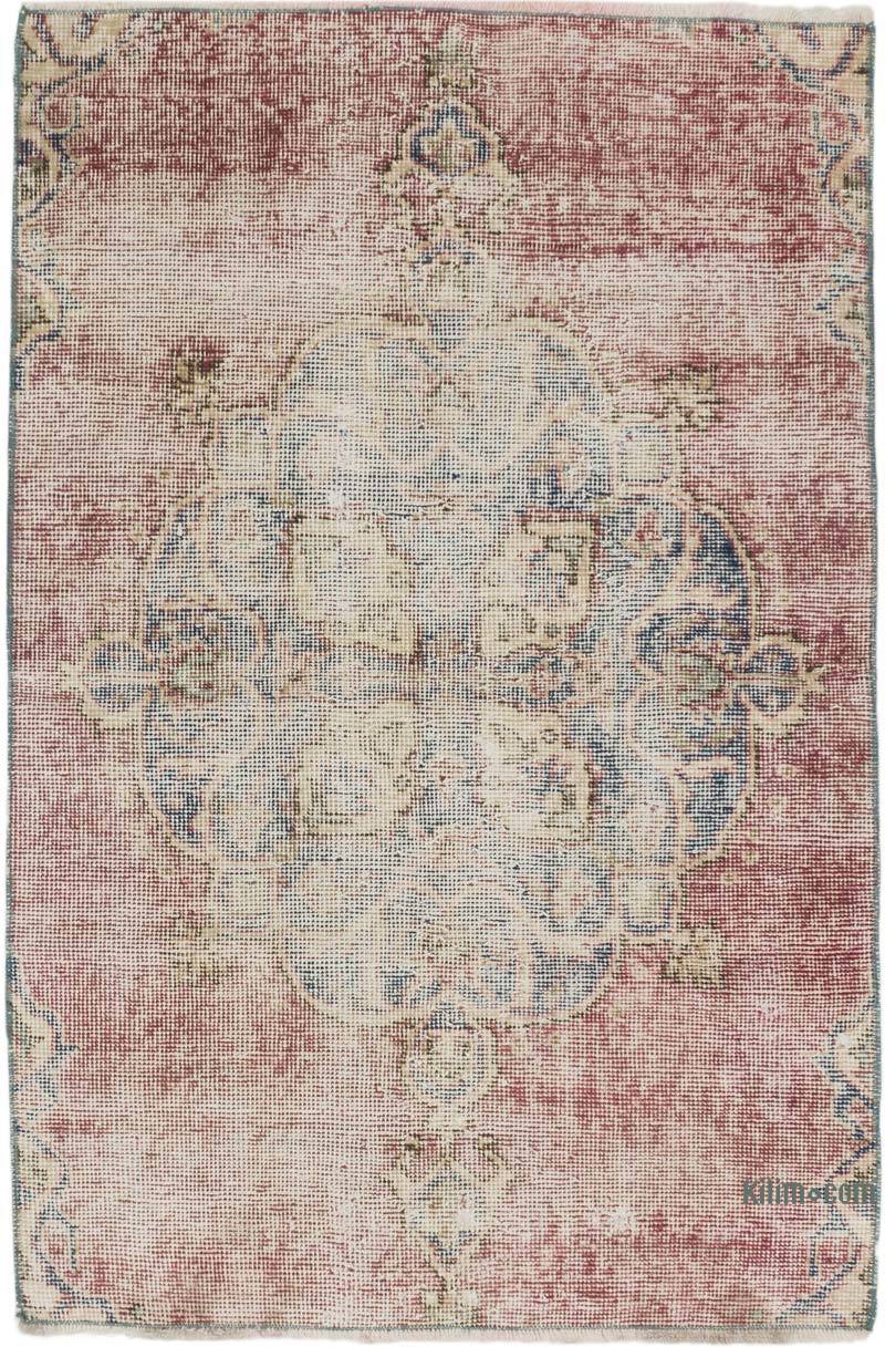 El Dokuma Vintage Halı - 76 cm x 116 cm - K0066695