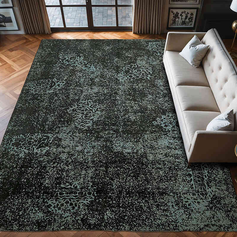Boyalı El Dokuma Vintage Halı - 294 cm x 401 cm - K0066701