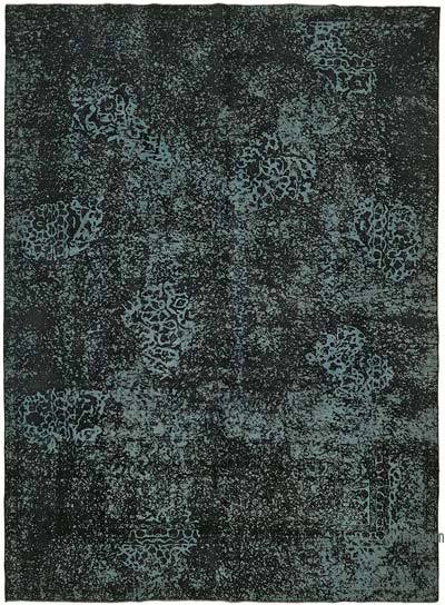 Over-dyed Vintage Hand-Knotted Oriental Rug - 9' 8" x 13' 2" (116 in. x 158 in.)