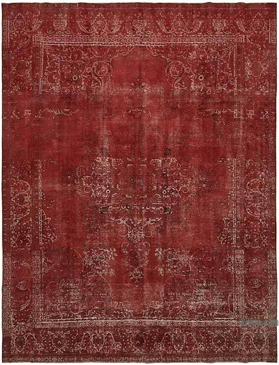Over-dyed Vintage Hand-Knotted Oriental Rug - 9' 9" x 12' 8" (117 in. x 152 in.)