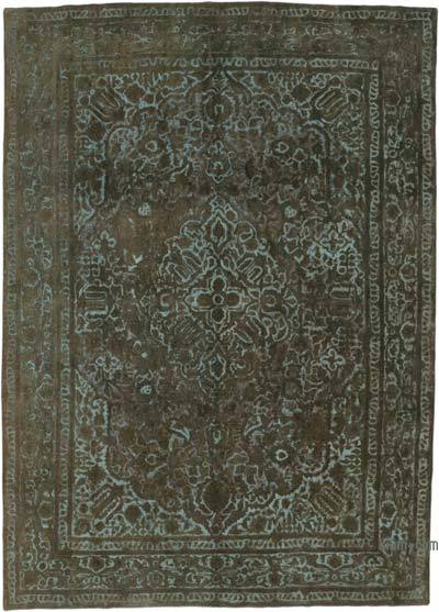 Over-dyed Vintage Hand-Knotted Oriental Rug - 8' 2" x 11' 5" (98 in. x 137 in.)