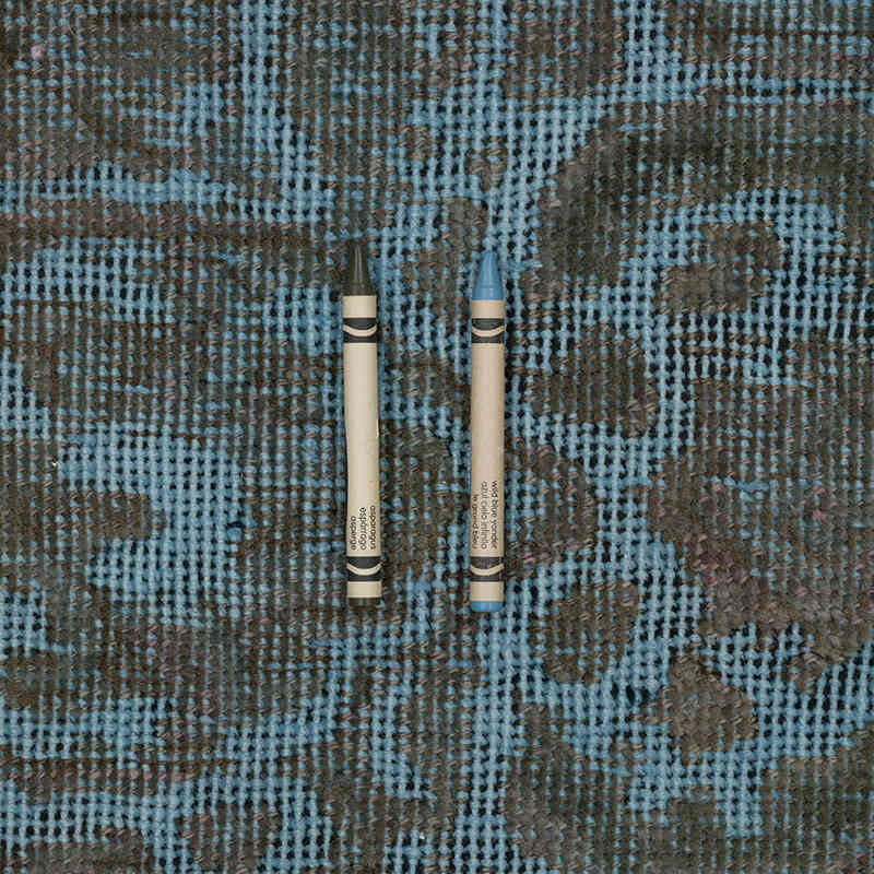 Over-dyed Vintage Hand-Knotted Oriental Rug - 8'  x 10' 11" (96" x 131") - K0066718