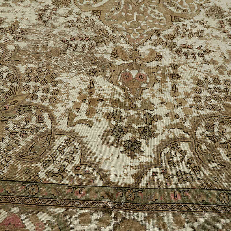 Vintage Hand-Knotted Oriental Rug - 9' 4" x 12' 7" (112" x 151") - K0066728