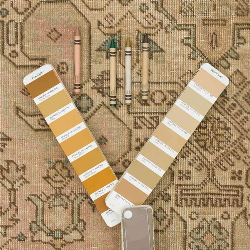 Alfombra Oriental Vintage Anudada a Mano - 190 cm x 289 cm - K0066738