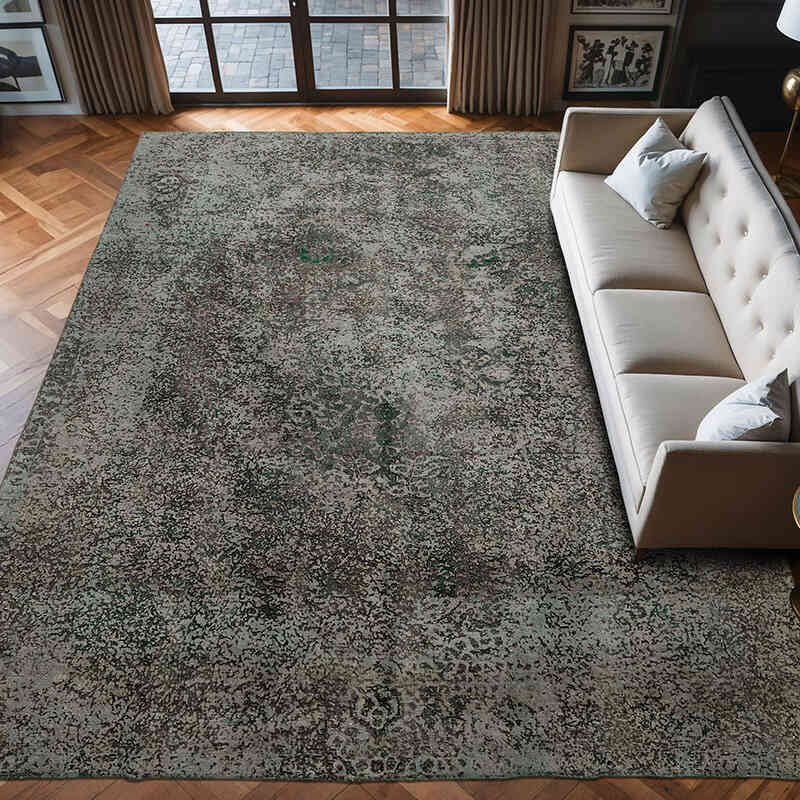 Alfombra Turca Vintage Sobre-teñida - 297 cm x 399 cm - K0066746