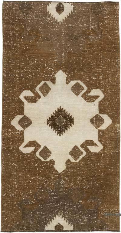 El Dokuma Vintage Halı - 122 cm x 234 cm