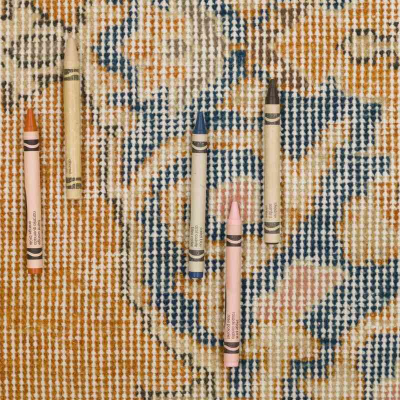 Alfombra Vintage Turca Anudada a Mano - 117 cm x 219 cm - K0066751