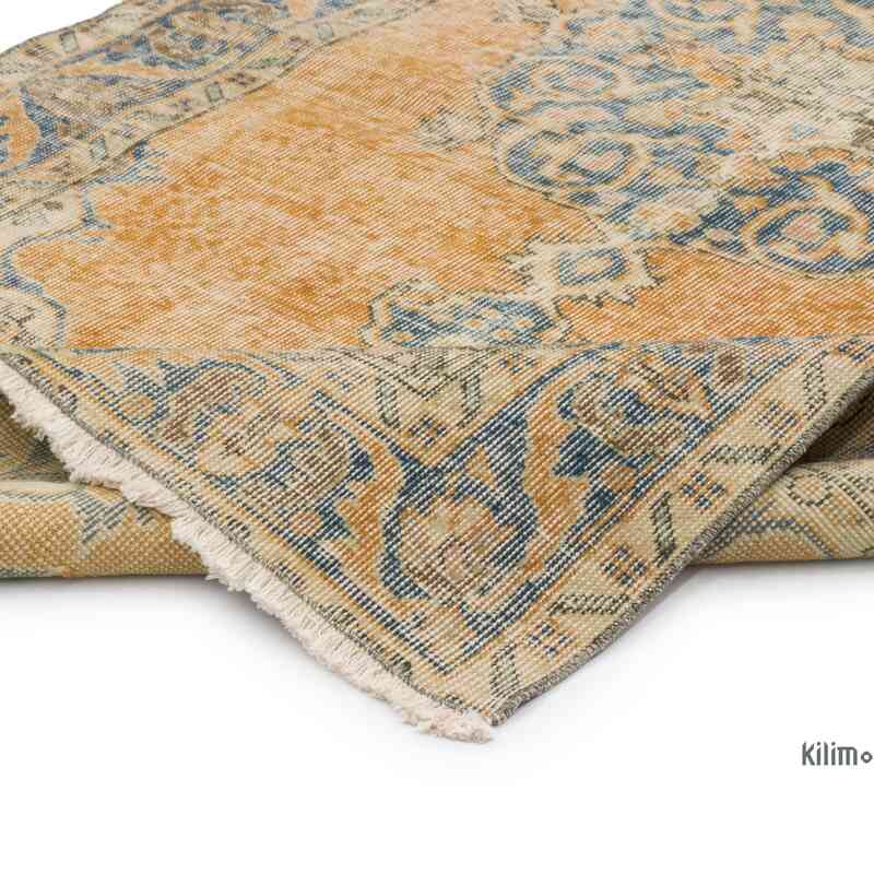 Alfombra Vintage Turca Anudada a Mano - 117 cm x 219 cm - K0066751