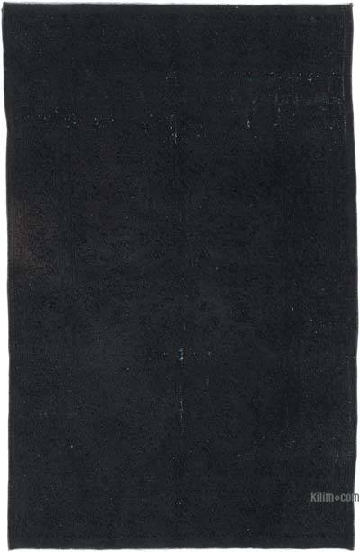 Boyalı El Dokuma Vintage Halı - 117 cm x 180 cm
