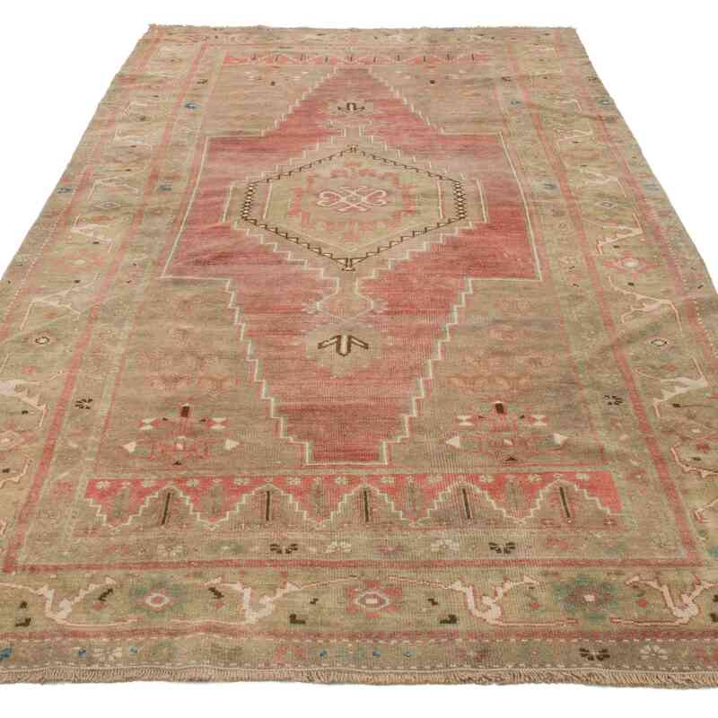 Vintage Turkish Hand-Knotted Rug - 4' 9" x 9' 2" (57" x 110") - K0066765