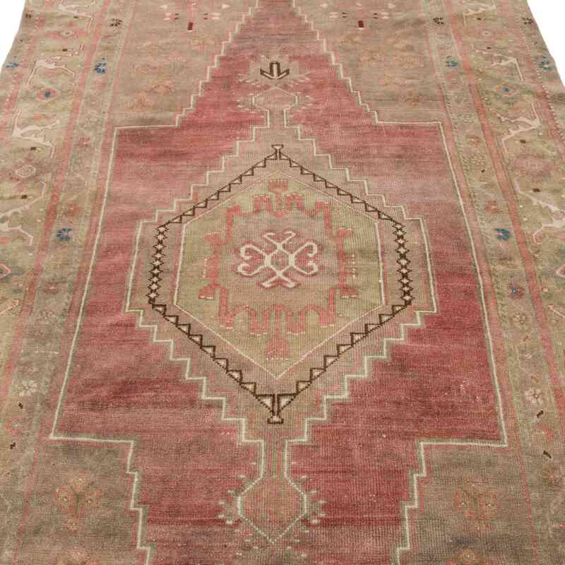 Vintage Turkish Hand-Knotted Rug - 4' 9" x 9' 2" (57" x 110") - K0066765