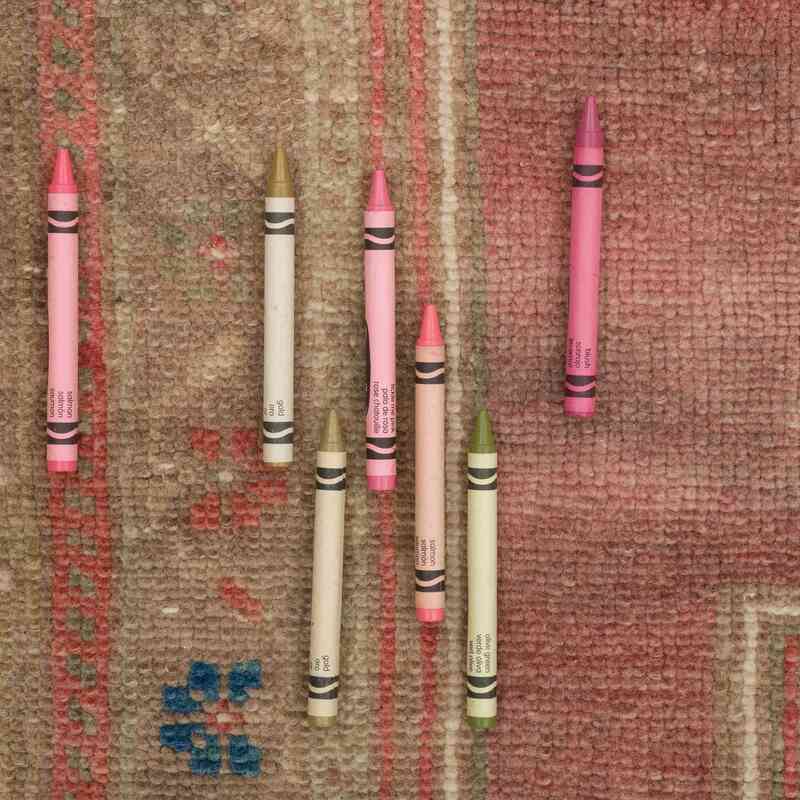 Vintage Turkish Hand-Knotted Rug - 4' 9" x 9' 2" (57" x 110") - K0066765