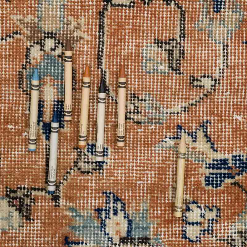 Vintage Turkish Hand-Knotted Rug - 3' 7" x 6' 5" (43" x 77") - K0066769