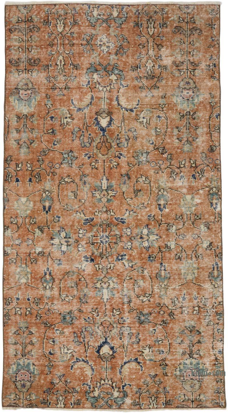 Vintage Turkish Hand-Knotted Rug - 3' 7" x 6' 5" (43" x 77") - K0066769