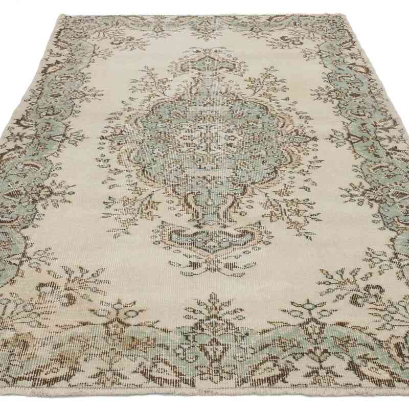 Alfombra Vintage Turca Anudada a Mano - 130 cm x 206 cm - K0066770