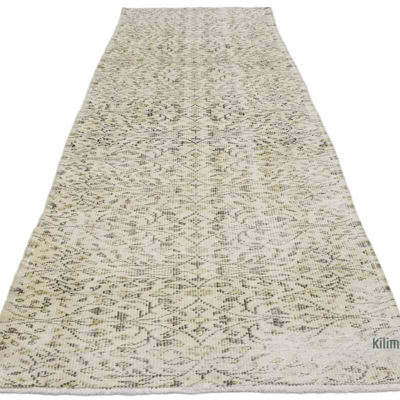 Vintage Turkish Hand-Knotted Runner - 3' 3" x 9' 9" (39" x 117") - K0066771