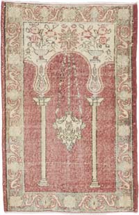 El Dokuma Vintage Halı - 80 cm x 122 cm