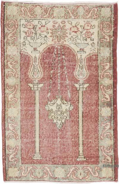 El Dokuma Vintage Halı - 80 cm x 122 cm