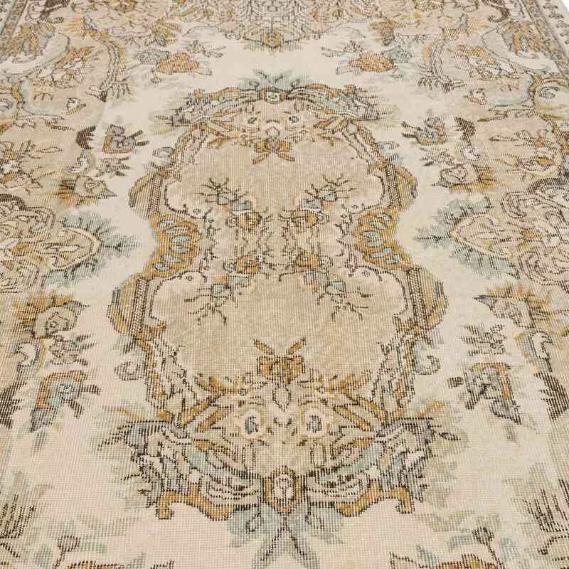 Alfombra Vintage Turca Anudada a Mano - 178 cm x 267 cm - K0066797