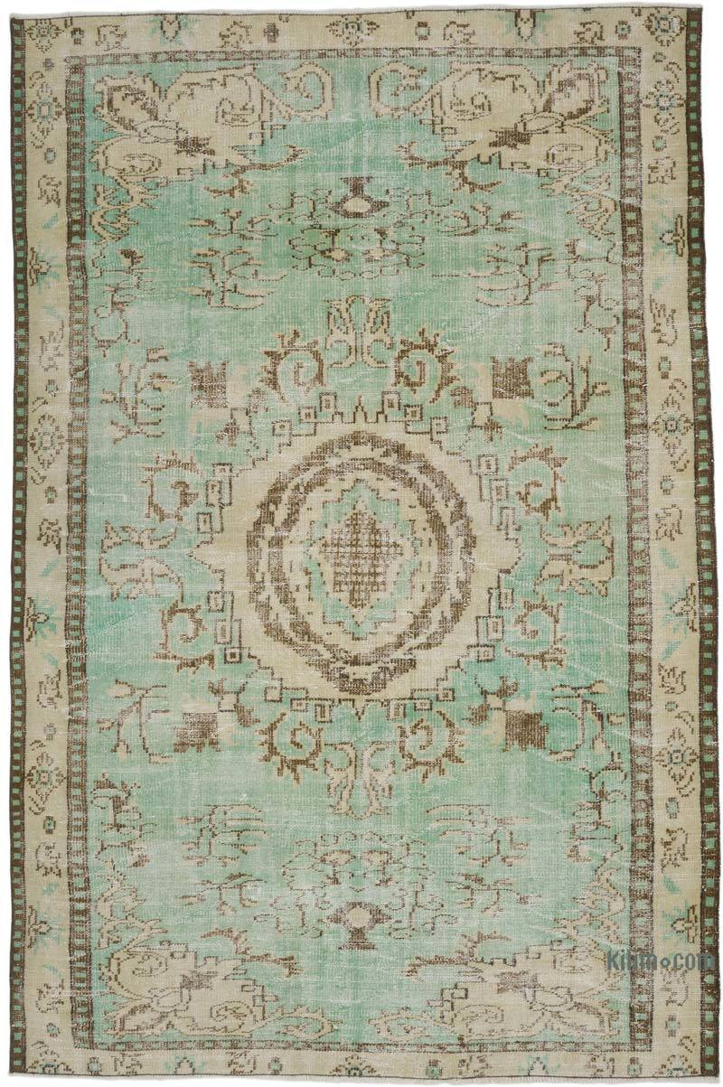 Vintage Turkish Hand-Knotted Rug - 6' 2" x 9' 2" (74" x 110") - K0066802