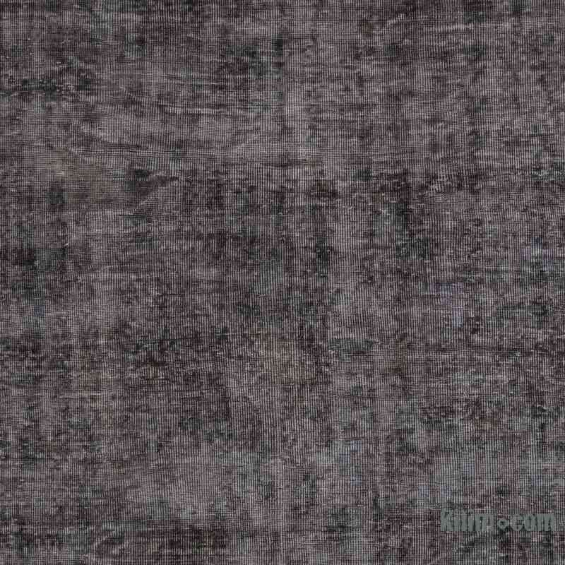 Over-dyed Vintage Hand-Knotted Turkish Rug - 6' 4" x 8' 10" (76" x 106") - K0066811