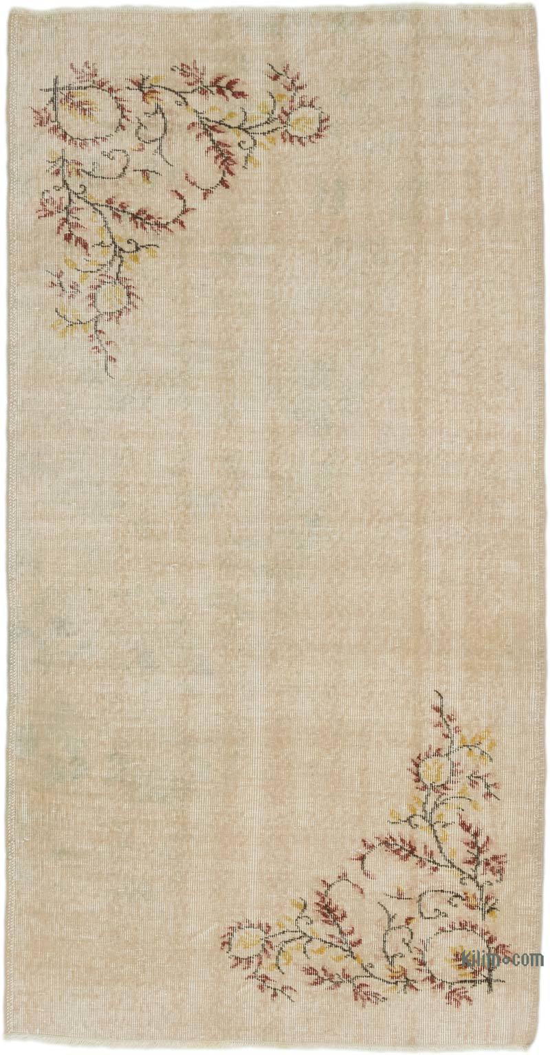 El Dokuma Vintage Halı - 100 cm x 190 cm - K0066812