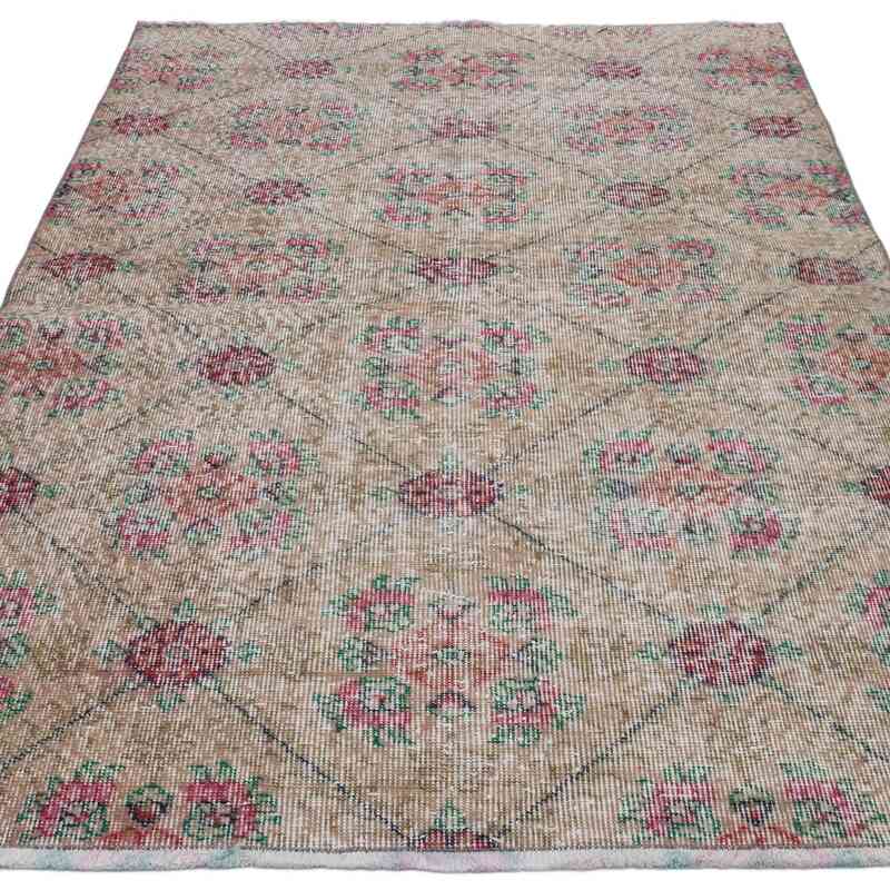 Alfombra Vintage Turca Anudada a Mano - 118 cm x 200 cm - K0066815