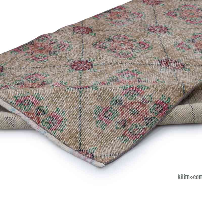 Alfombra Vintage Turca Anudada a Mano - 118 cm x 200 cm - K0066815