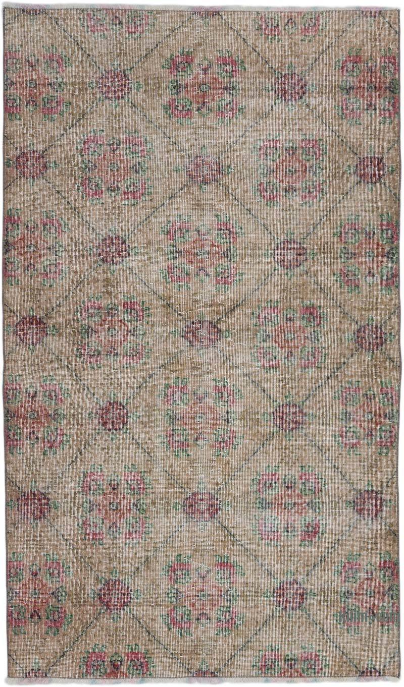 Alfombra Vintage Turca Anudada a Mano - 118 cm x 200 cm - K0066815
