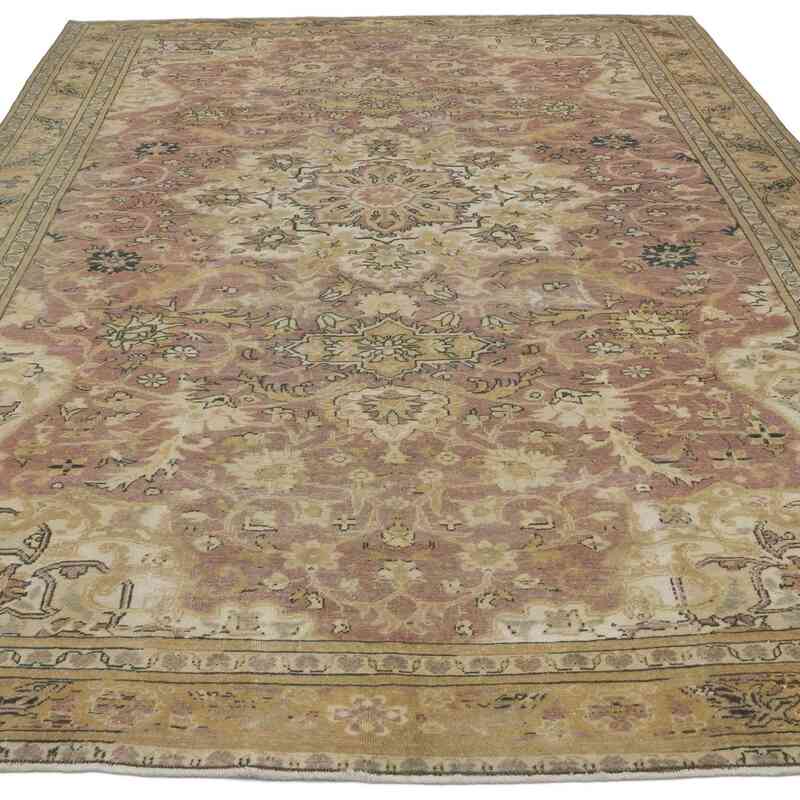 Alfombra Vintage Turca Anudada a Mano - 197 cm x 293 cm - K0066818