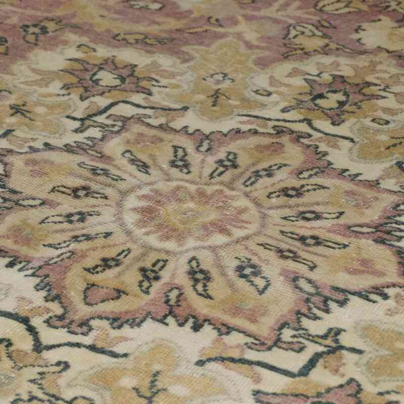 Alfombra Vintage Turca Anudada a Mano - 197 cm x 293 cm - K0066818